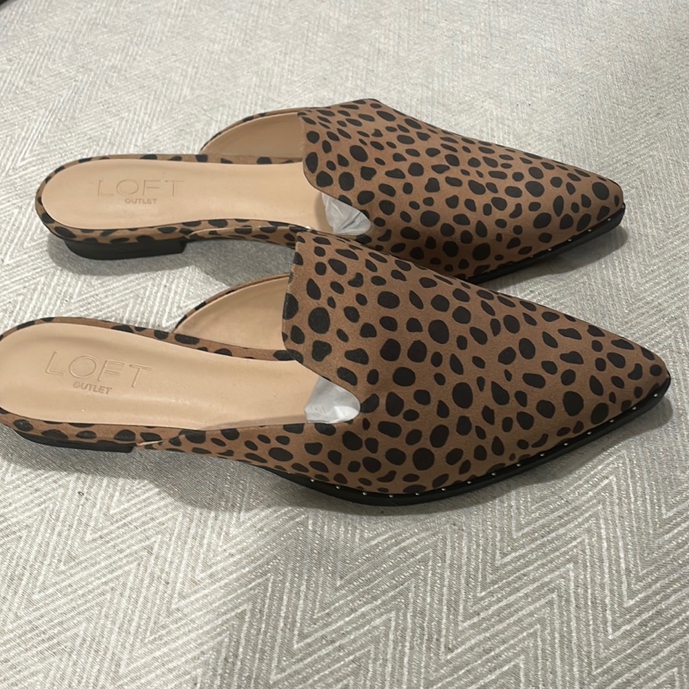 Brand new never worn Ann Taylor Loft outlet slides.